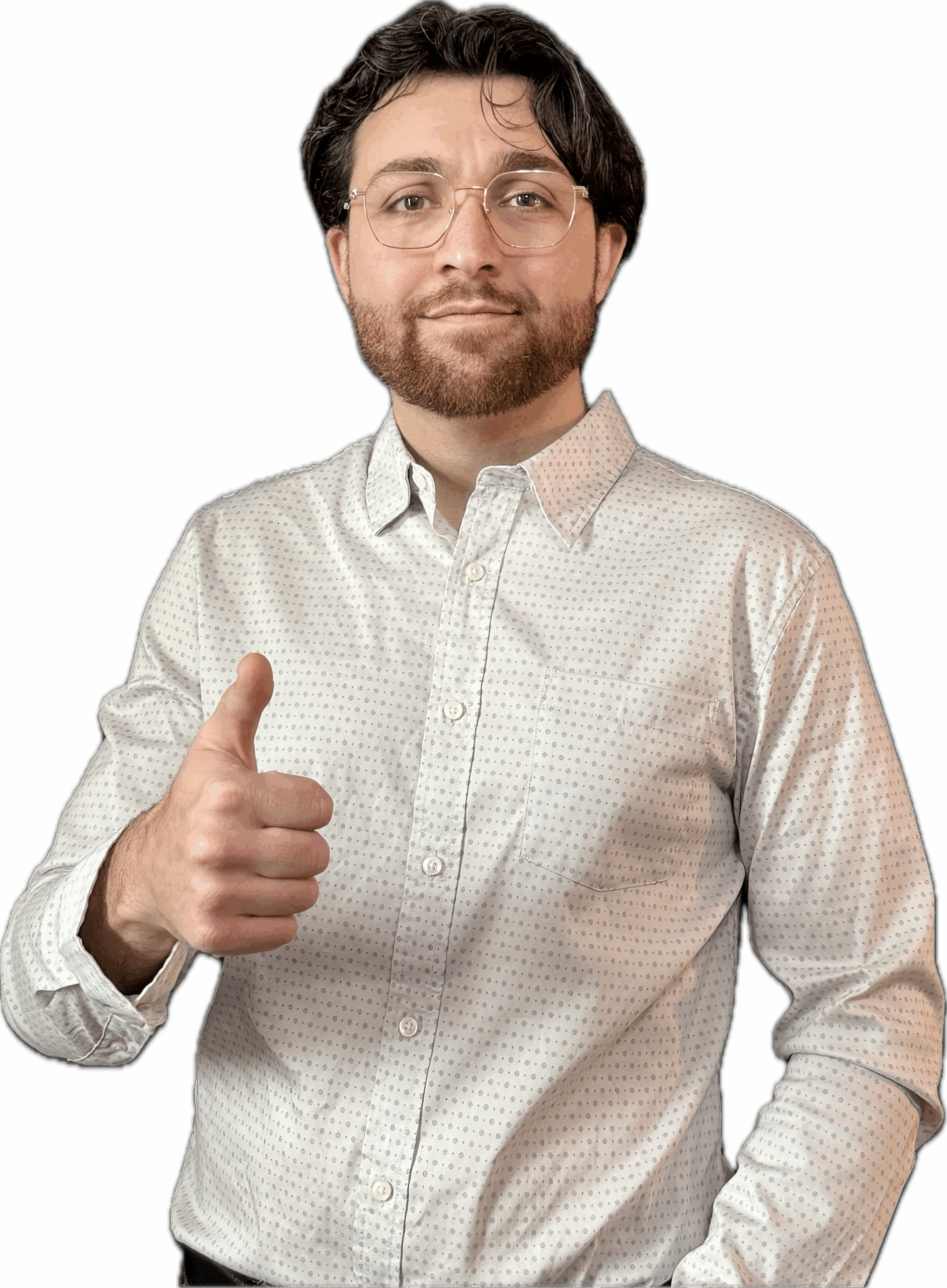 Umair Nazir, EA giving a thumbs up